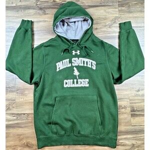 Under Armour Paul Smiths College Hoodie Green Sweatshirt Mens XL